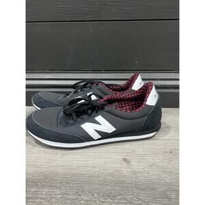New Balance 410 Black Checkered Plaid Athletic Running Shoes WL410DSC Size 10